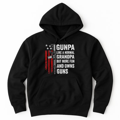 Gunpa Like A Normal Grandpa But More Fun And Owns Guns Hoodie