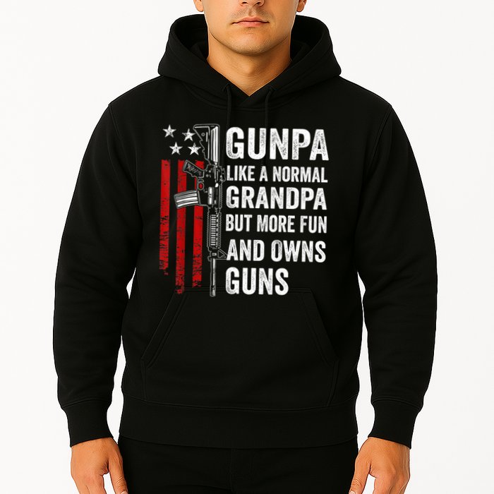 Gunpa Like A Normal Grandpa But More Fun And Owns Guns Hoodie
