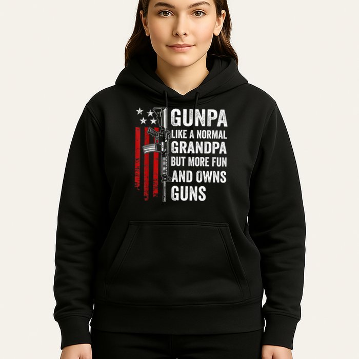 Gunpa Like A Normal Grandpa But More Fun And Owns Guns Hoodie