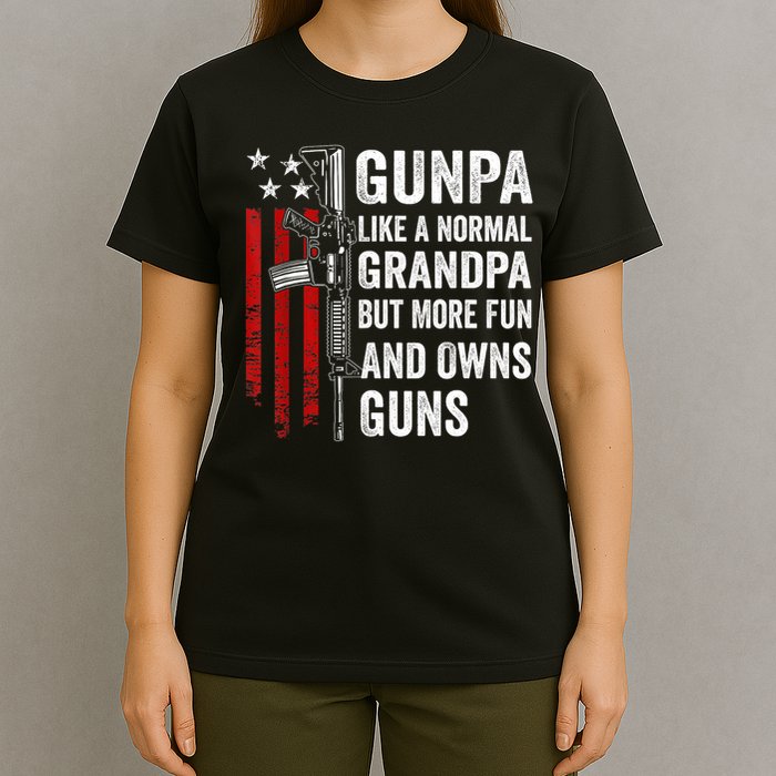 Gunpa Like A Normal Grandpa But More Fun And Owns Guns T-Shirt