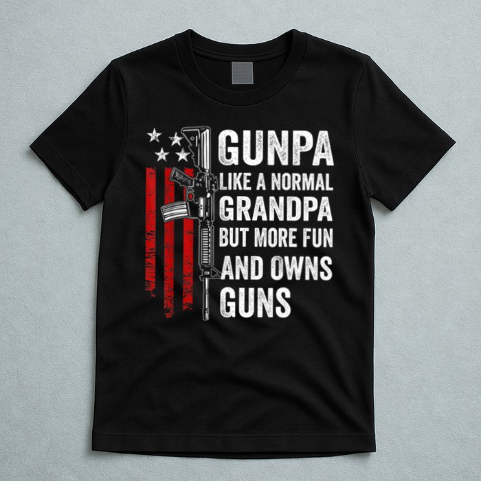 Gunpa Like A Normal Grandpa But More Fun And Owns Guns T-Shirt