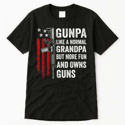 Gunpa Like A Normal Grandpa But More Fun And Owns Guns Tall T-Shirt
