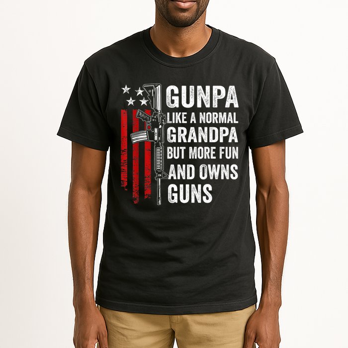 Gunpa Like A Normal Grandpa But More Fun And Owns Guns Tall T-Shirt
