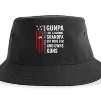 Gunpa Like A Normal Grandpa But More Fun And Owns Guns Sustainable Bucket Hat