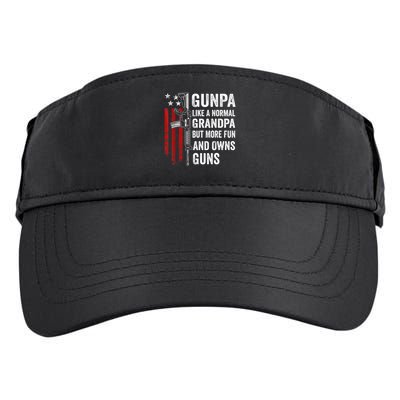 Gunpa Like A Normal Grandpa But More Fun And Owns Guns Adult Drive Performance Visor