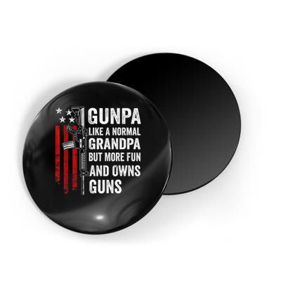 Gunpa Like A Normal Grandpa But More Fun And Owns Guns Magnet
