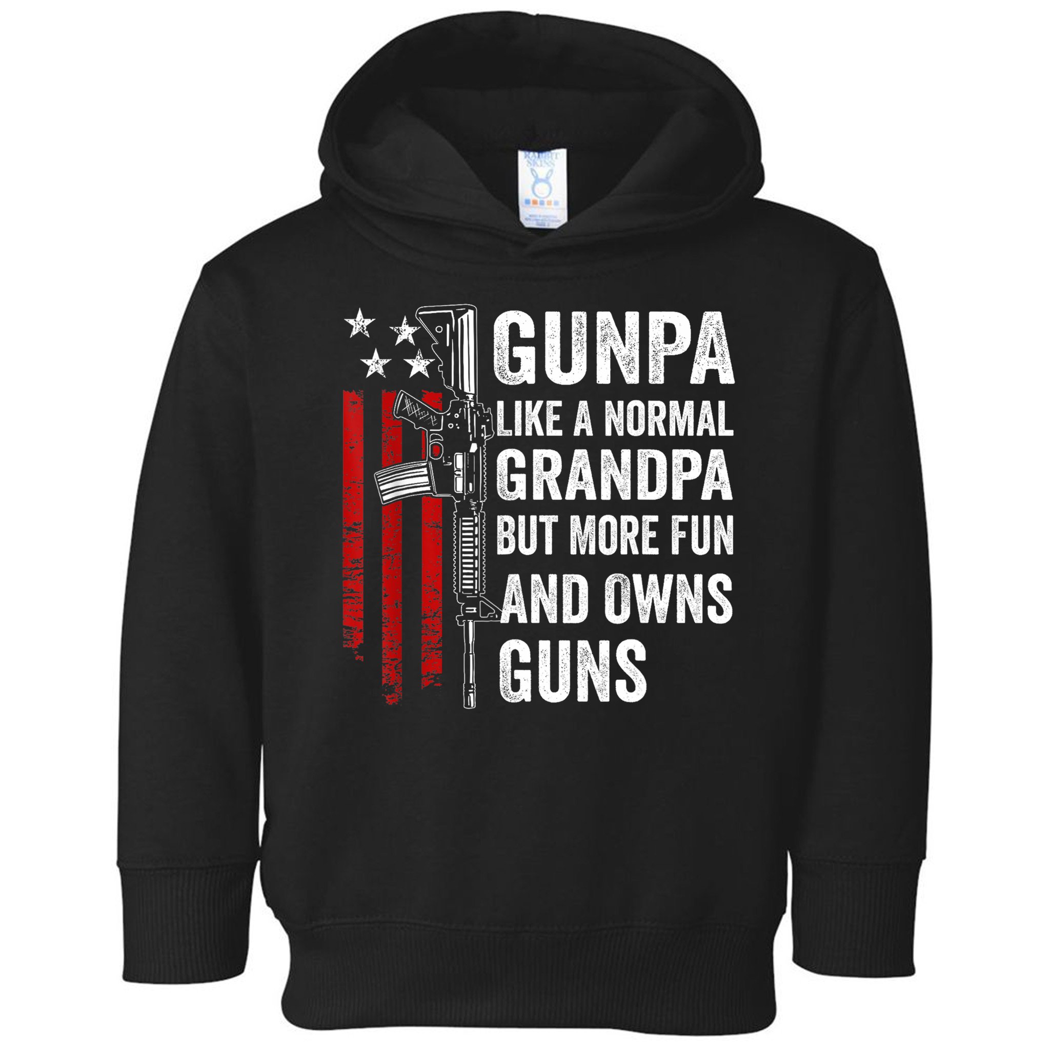 Gunpa Like A Normal Grandpa But More Fun And Owns Guns Toddler Hoodie