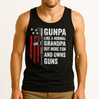 Gunpa Like A Normal Grandpa But More Fun And Owns Guns Tank Top