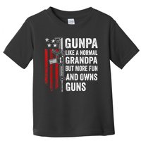 Gunpa Like A Normal Grandpa But More Fun And Owns Guns Toddler T-Shirt