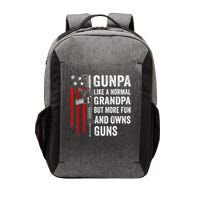 Gunpa Like A Normal Grandpa But More Fun And Owns Guns Vector Backpack
