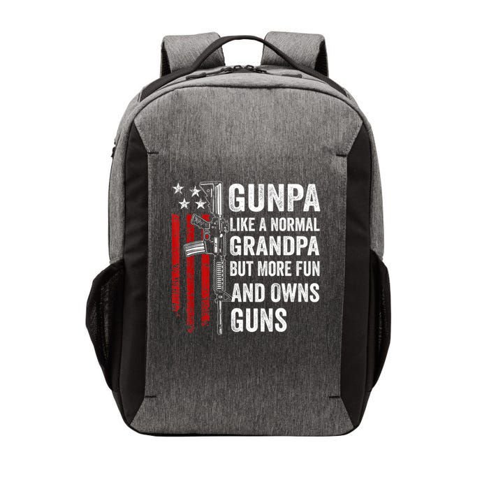 Gunpa Like A Normal Grandpa But More Fun And Owns Guns Vector Backpack
