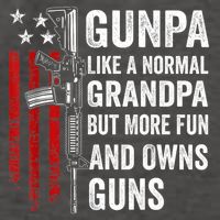 Gunpa Like A Normal Grandpa But More Fun And Owns Guns Vector Backpack