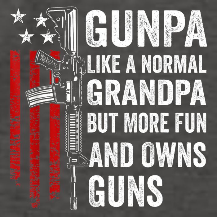 Gunpa Like A Normal Grandpa But More Fun And Owns Guns Vector Backpack