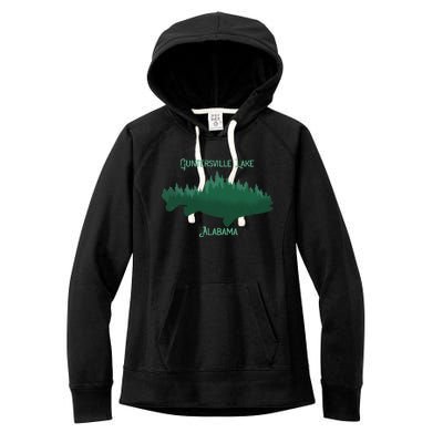 Guntersville Lake Alabama Souvenir Women's Fleece Hoodie