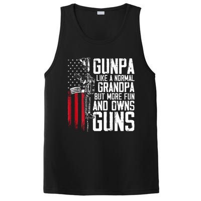 Gunpa Like A Normal Grandpa Fun And Owns Guns PosiCharge Competitor Tank