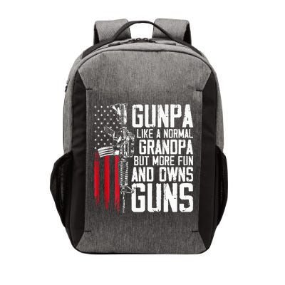 Gunpa Like A Normal Grandpa Fun And Owns Guns Vector Backpack