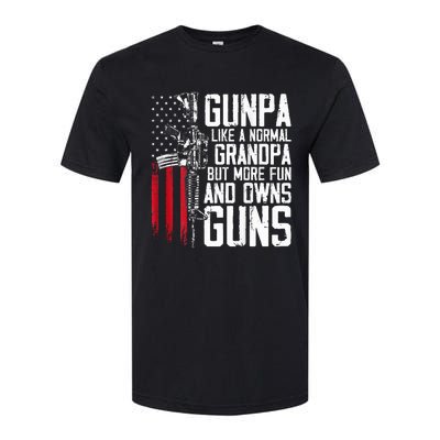 Gunpa Like A Normal Grandpa Fun And Owns Guns Softstyle® CVC T-Shirt