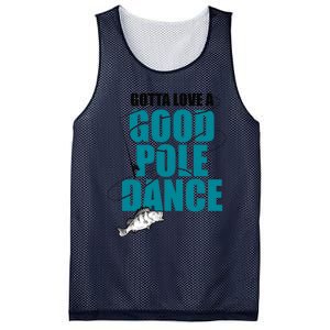 Gotta Love A Good Pole Dance Ice Fishing Fisher Ice Fish Mesh Reversible Basketball Jersey Tank