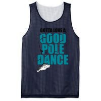 Gotta Love A Good Pole Dance Ice Fishing Fisher Ice Fish Mesh Reversible Basketball Jersey Tank