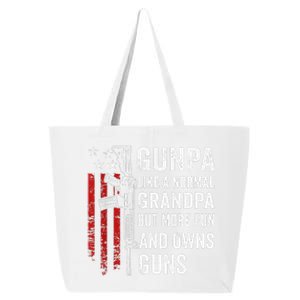 Gunpa Like A Normal Grandpa But More Fun And Owns Guns Gift 25L Jumbo Tote