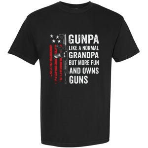 Gunpa Like A Normal Grandpa But More Fun And Owns Guns Garment-Dyed Heavyweight T-Shirt