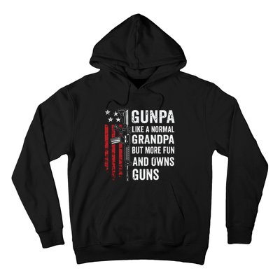 Gunpa Like A Normal Grandpa But More Fun And Owns Guns Hoodie