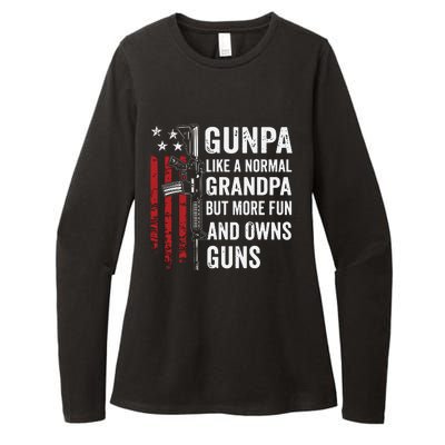 Gunpa Like A Normal Grandpa But More Fun And Owns Guns Womens CVC Long Sleeve Shirt