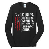 Gunpa Like A Normal Grandpa But More Fun And Owns Guns Tall Long Sleeve T-Shirt