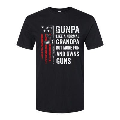 Gunpa Like A Normal Grandpa But More Fun And Owns Guns Softstyle CVC T-Shirt