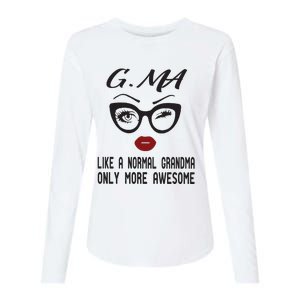 Gma Like A Normal Grandma Only More Awesome Womens Cotton Relaxed Long Sleeve T-Shirt