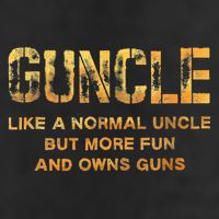 Guncle Like A Normal Uncle Comical Gun Loving Uncle Gift 15oz Campfire Ceramic Mug