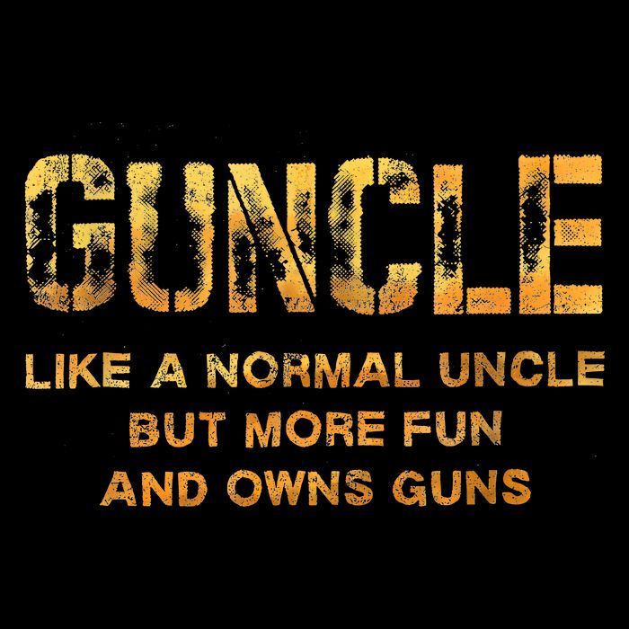 Guncle Like A Normal Uncle Comical Gun Loving Uncle Gift Wool Snapback Cap