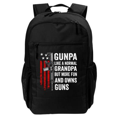 Gunpa Like A Normal Grandpa More Fun And Owns Guns Vintage Backpack