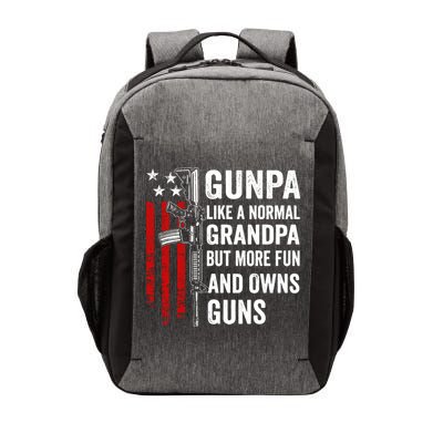 Gunpa Like A Normal Grandpa More Fun And Owns Guns Vintage Vector Backpack