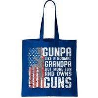 Gunpa Like A Normal Grandpa Fun And Owns Guns Tote Bag