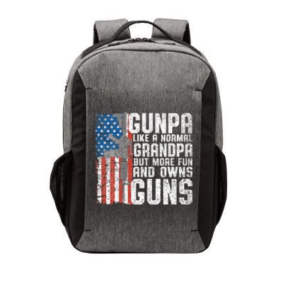 Gunpa Like A Normal Grandpa Fun And Owns Guns Vector Backpack