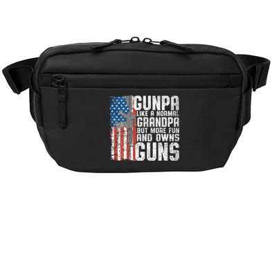 Gunpa Like A Normal Grandpa Fun And Owns Guns Crossbody Pack