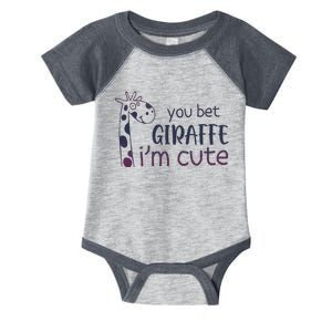 Giraffe Lover And Cool You Bet Giraffe IM Cute Infant Baby Jersey Bodysuit