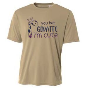 Giraffe Lover And Cool You Bet Giraffe IM Cute Cooling Performance Crew T-Shirt