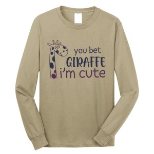 Giraffe Lover And Cool You Bet Giraffe IM Cute Long Sleeve Shirt