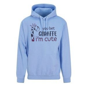 Giraffe Lover And Cool You Bet Giraffe IM Cute Unisex Surf Hoodie