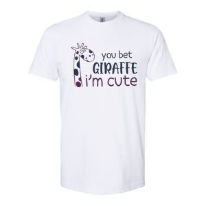 Giraffe Lover And Cool You Bet Giraffe IM Cute Softstyle CVC T-Shirt