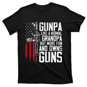 Gunpa Like A Normal Grandpa Fun And Owns Guns T-Shirt