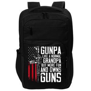 Gunpa Like A Normal Grandpa Fun And Owns Guns Impact Tech Backpack