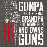 Gunpa Like A Normal Grandpa Fun And Owns Guns Cotton Canvas Backpack