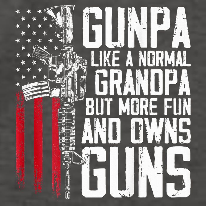 Gunpa Like A Normal Grandpa Fun And Owns Guns Vector Backpack