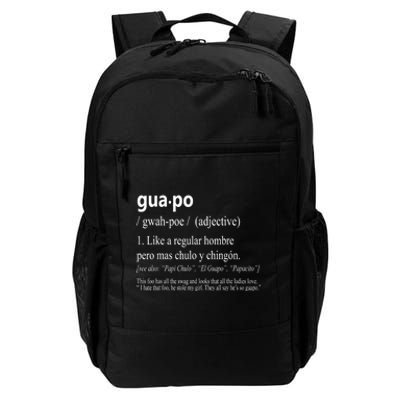 Guapo Like A Regular Hombre Pero Mas Men Women Gift Funny Daily Commute Backpack