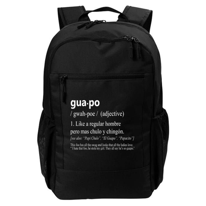 Guapo Like A Regular Hombre Pero Mas Men Women Gift Funny Daily Commute Backpack