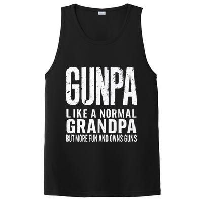 Gunpa Like A Normal Grandpa But More Fun And Owns Guns Funny PosiCharge Competitor Tank