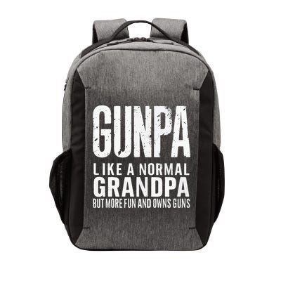 Gunpa Like A Normal Grandpa But More Fun And Owns Guns Funny Vector Backpack